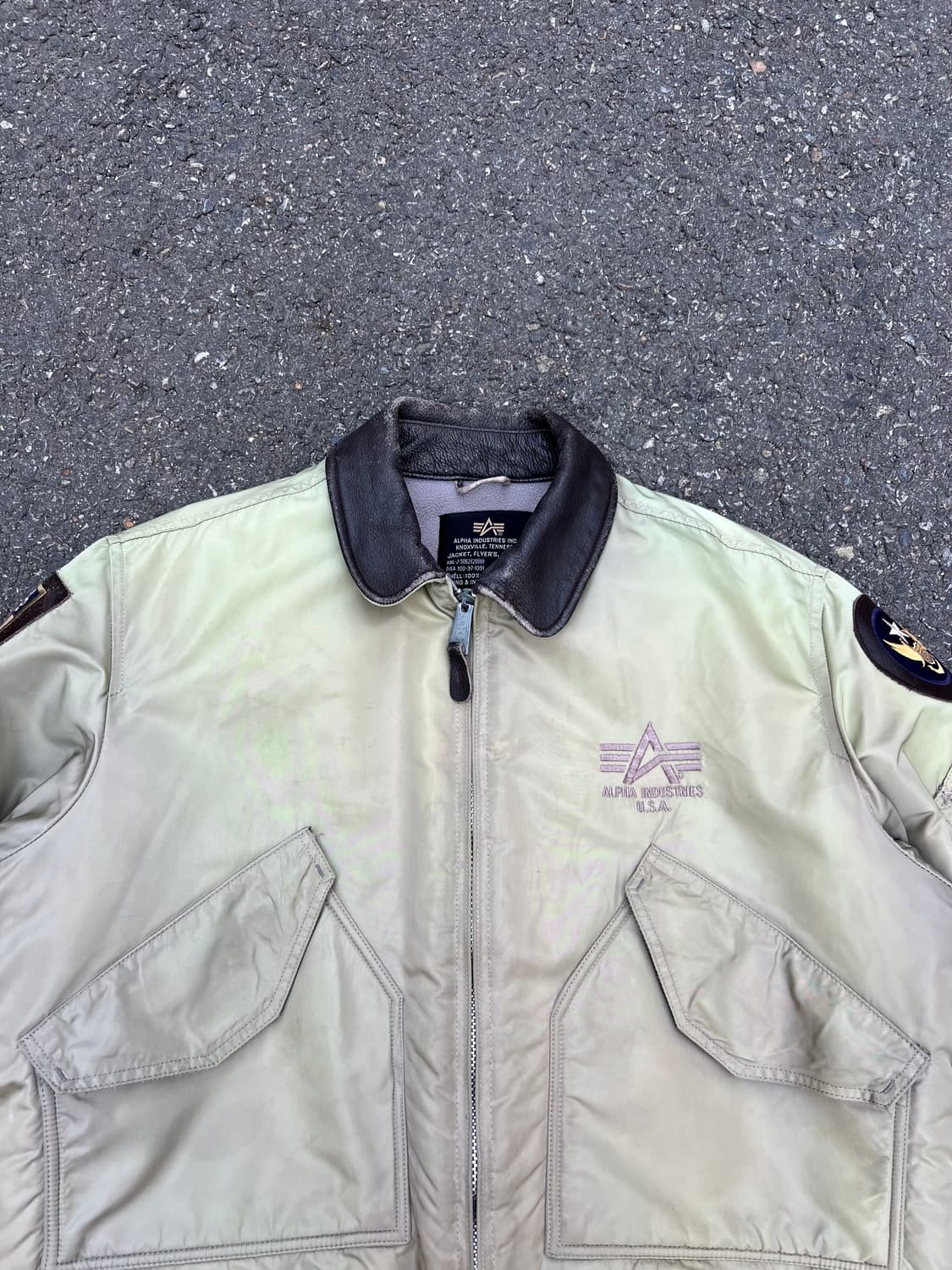 00s ALPHA INDUSTRIES CWU 45/P 알파플라이트봄버 상품이미지5