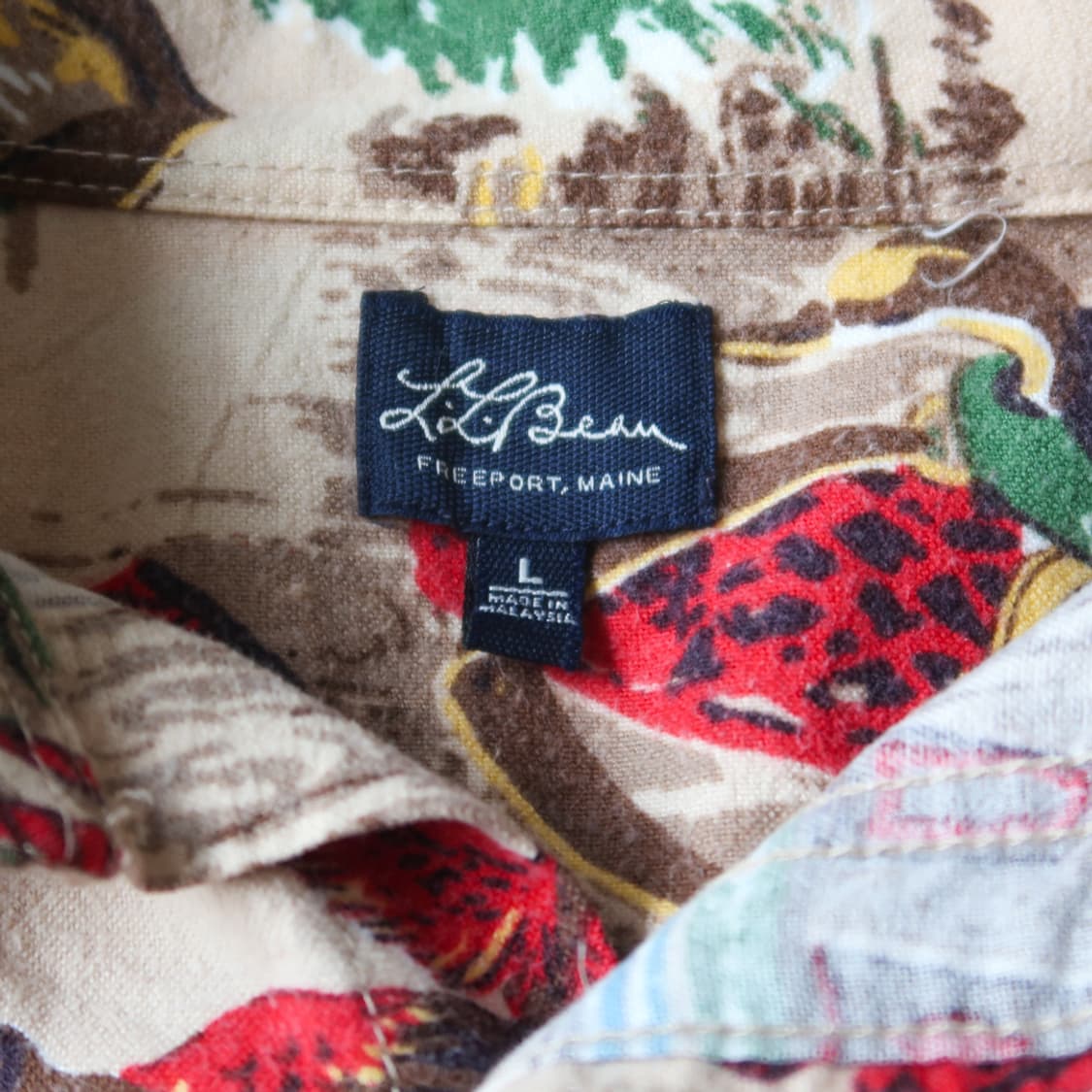 빈티지 엘엘빈 헌팅 옥스포드 투 포켓 셔츠 상품이미지3