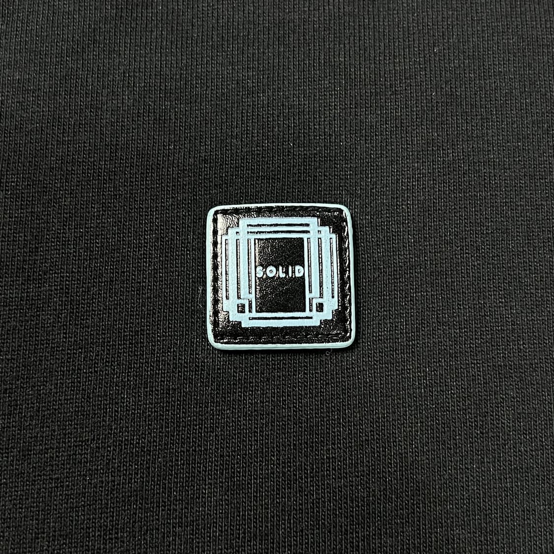 솔리드옴므 백로고 반팔 블랙 46 상품이미지6