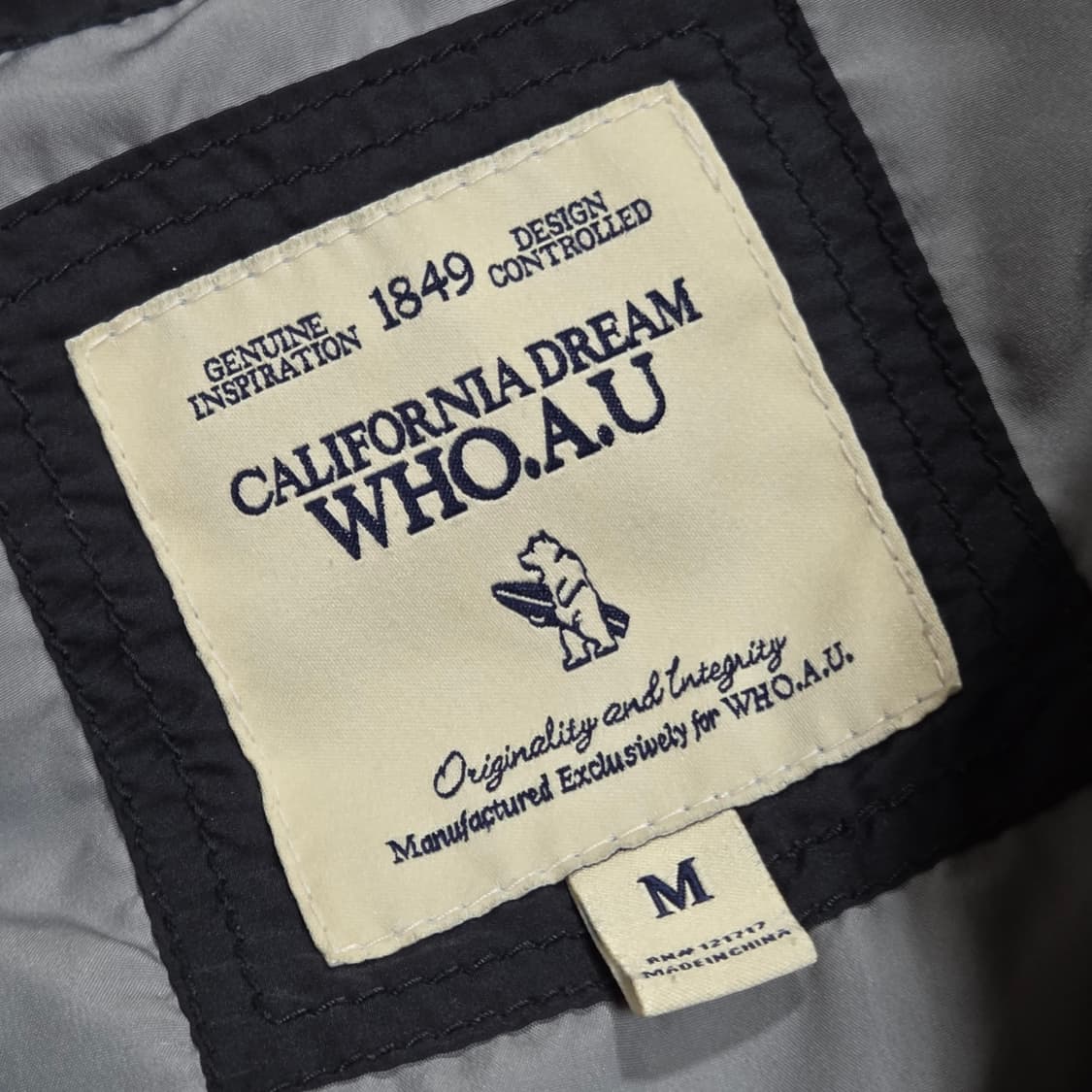 후아유 네이비 패딩 베스트 상품이미지7