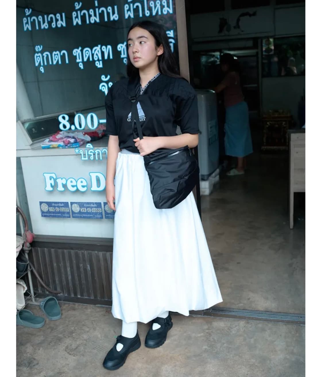 아카이브앱크 랩 나일론 숄더 크로스백 케일 휴머니티999 상품이미지5