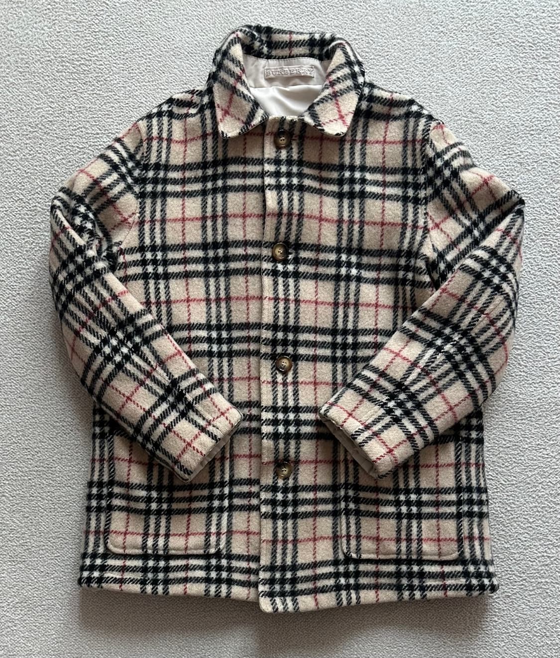 버버리 체크 리버시블 자켓 상품이미지1