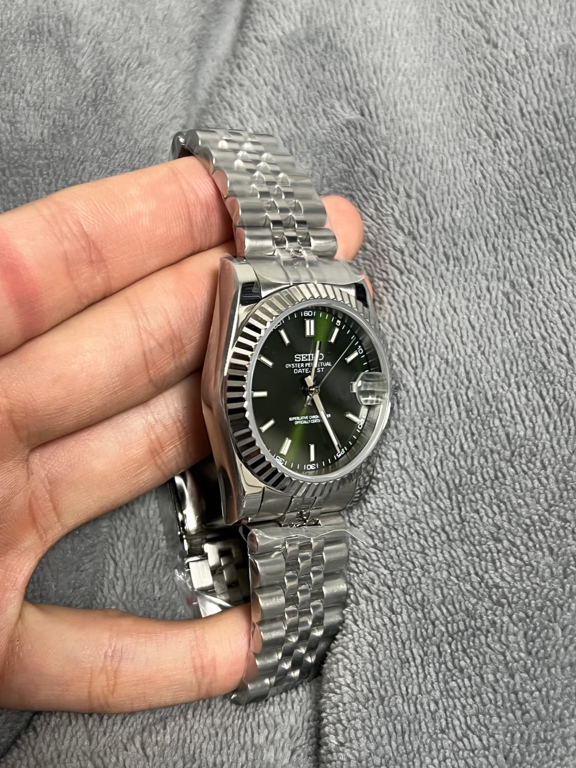 세이코 데이트저스트 녹판 커스텀 36 상품이미지4