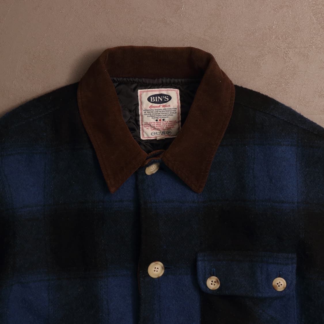 빈티지 USA 플란넬 누빔 자켓 A1838 상품이미지2