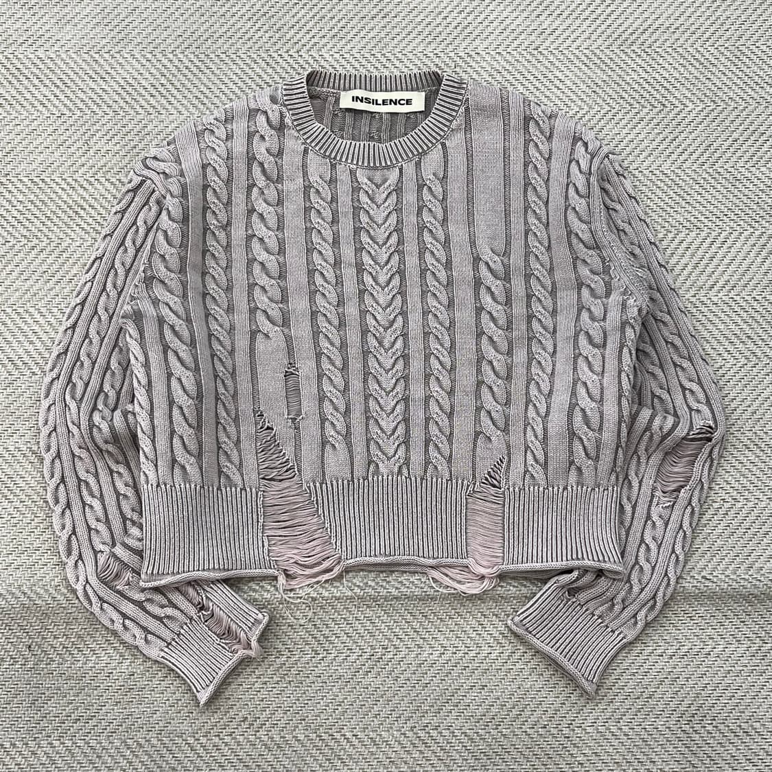 인사일런스 그런지 니트 r3543 상품이미지1