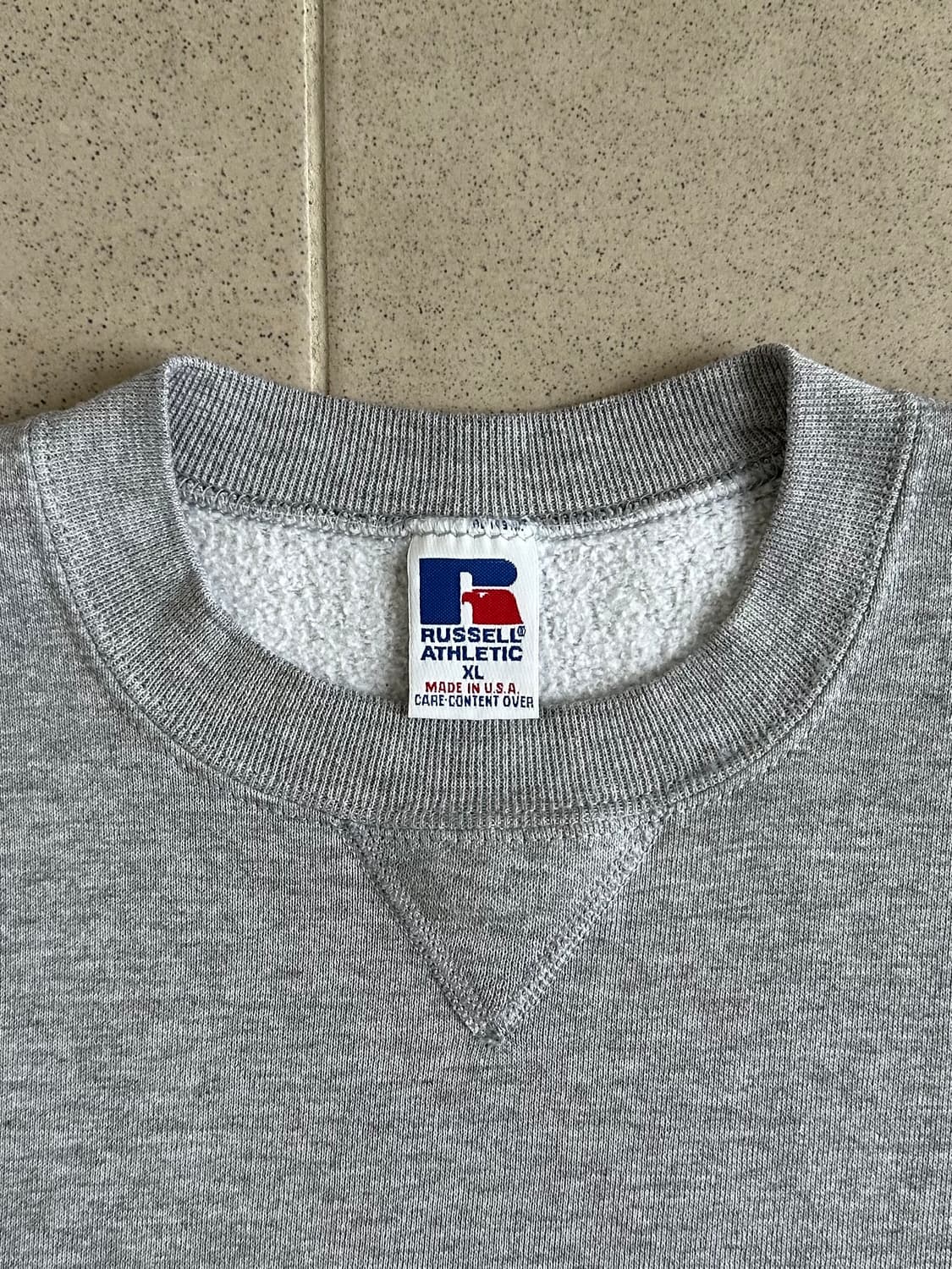 90s 빈티지 러셀 스웻셔츠 그레이 XL USA 상품이미지6