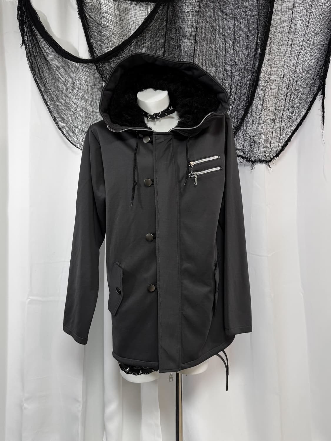 punk hood zip-up 상품이미지1