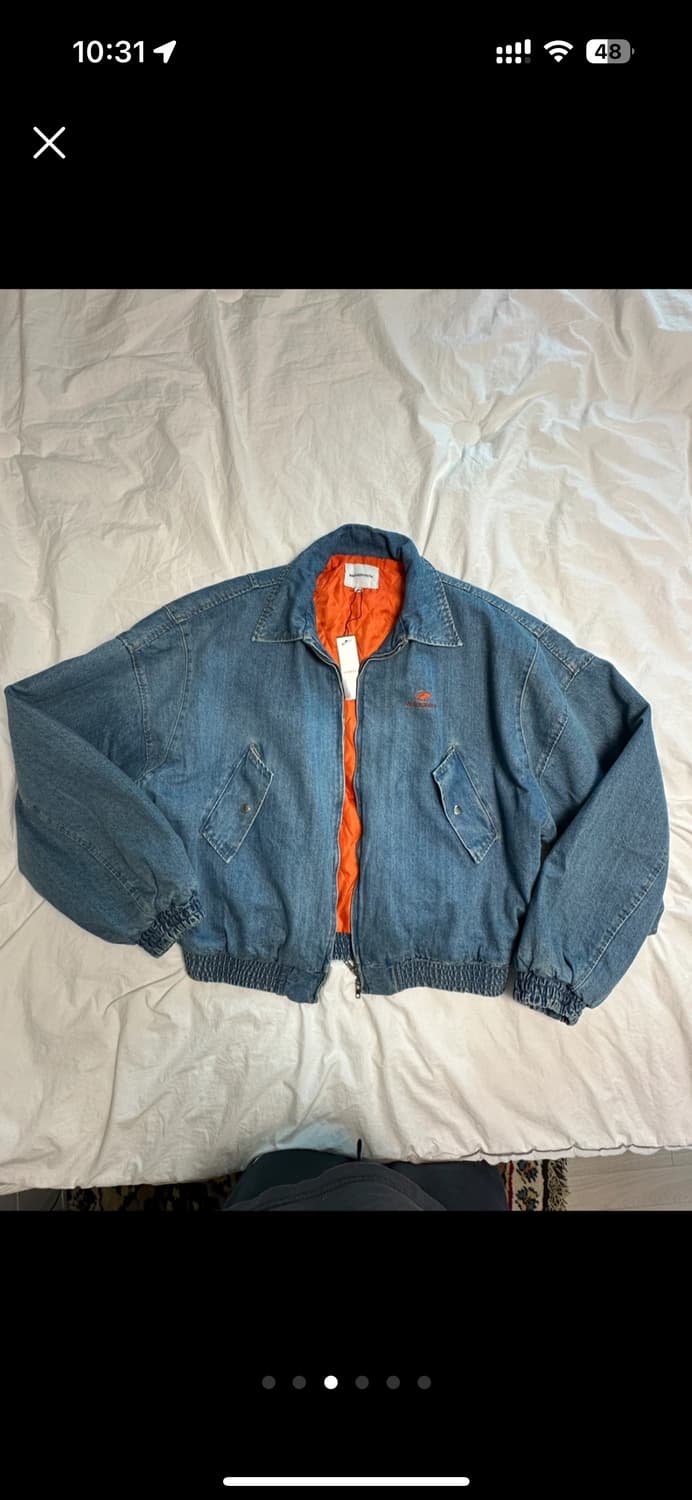 어나더유스 데님 봄버 2사이즈 디젤 상품이미지3