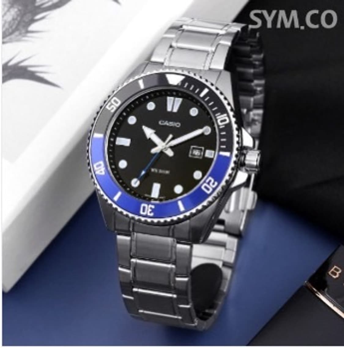 카시오 흑새치 네이비 블랙 새상품급 원가이하 상품이미지2