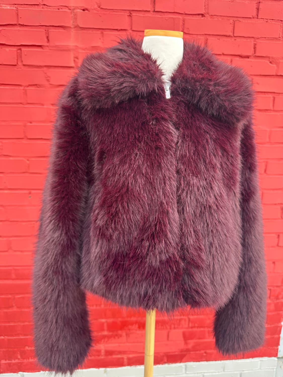 Zara fake fur jarket 상품이미지2