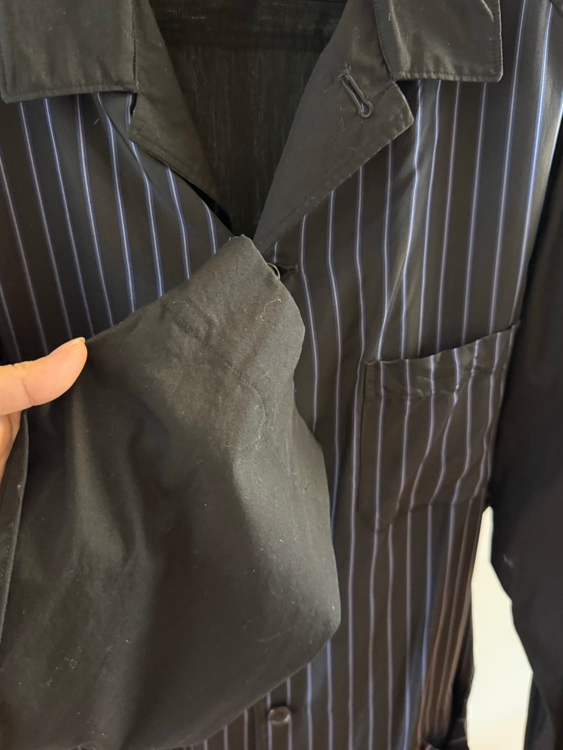 레이어드 롱 셔츠  상품이미지3