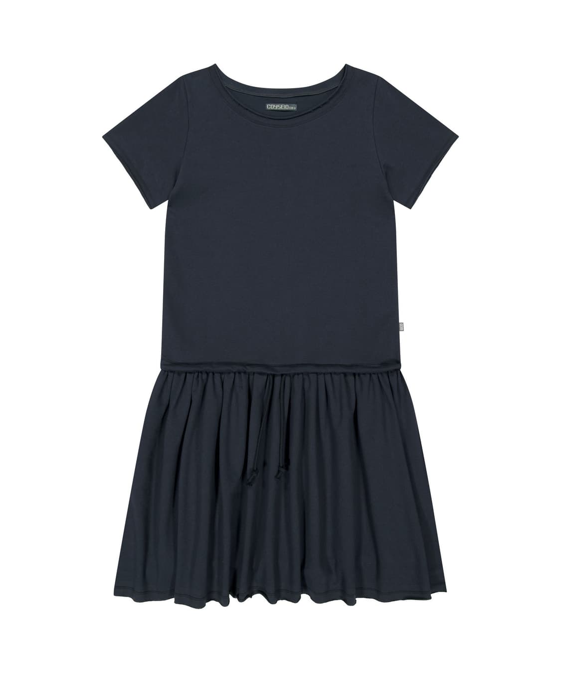 코이세이오 038 SHIRRING OVER ONE PIECE NAVY 상품이미지1