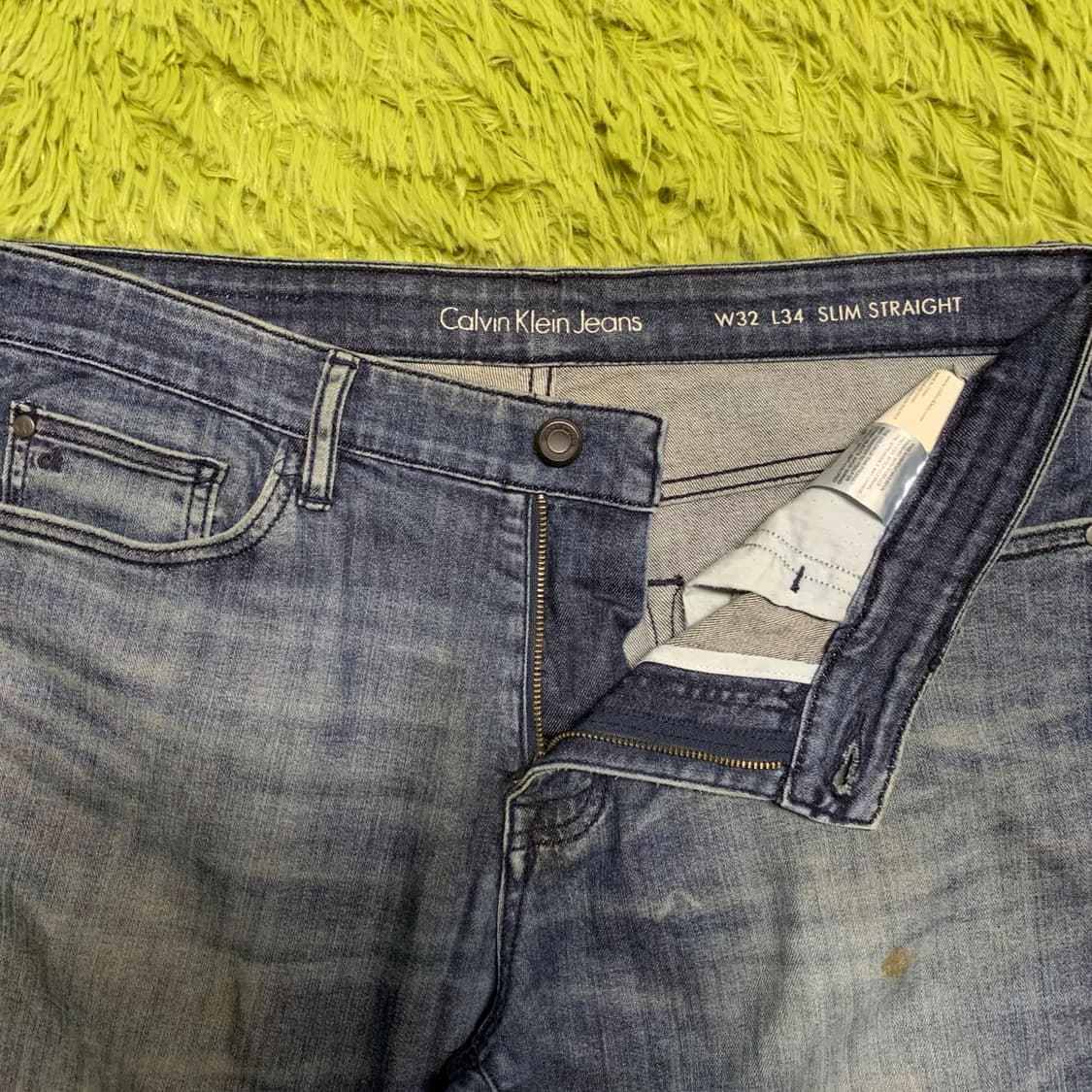 [36] 캘빈 클라인 슬림 스트레이트핏 데님팬츠 상품이미지4