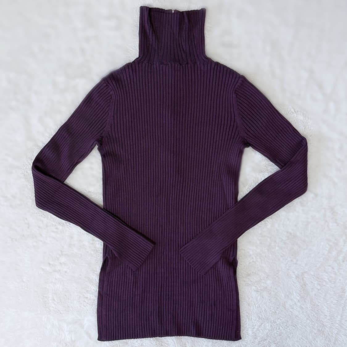 BCBGMAXAZRIA 딱붙 골지 반집업 니트 상품이미지4