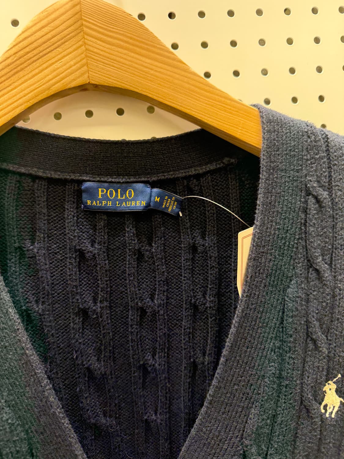 폴로 랄프 로렌 포니 자수 케이블 가디건 U422 상품이미지4