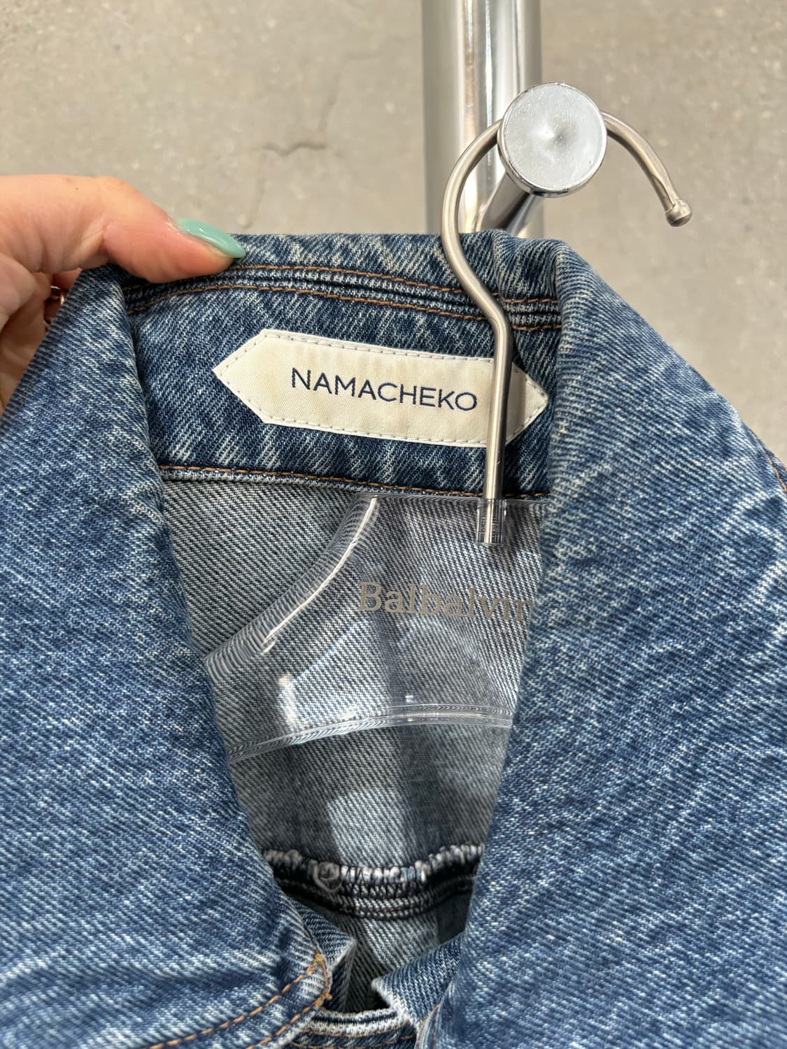 나마체코 데님 자켓 상품이미지7