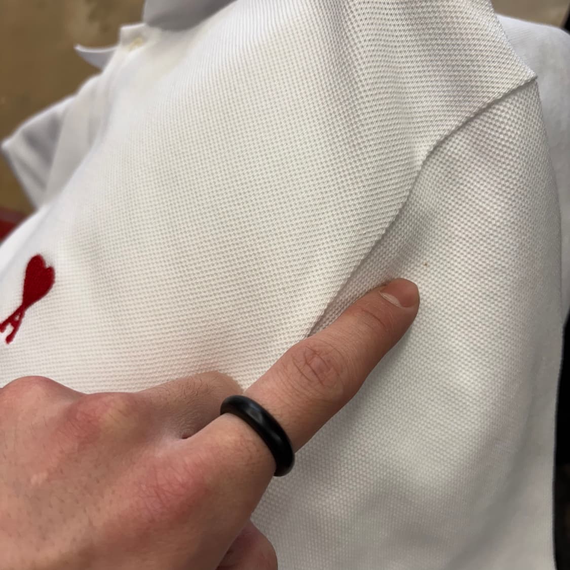 🫶🏻 아미 White 카라티셔츠 🫶🏻 상품이미지8