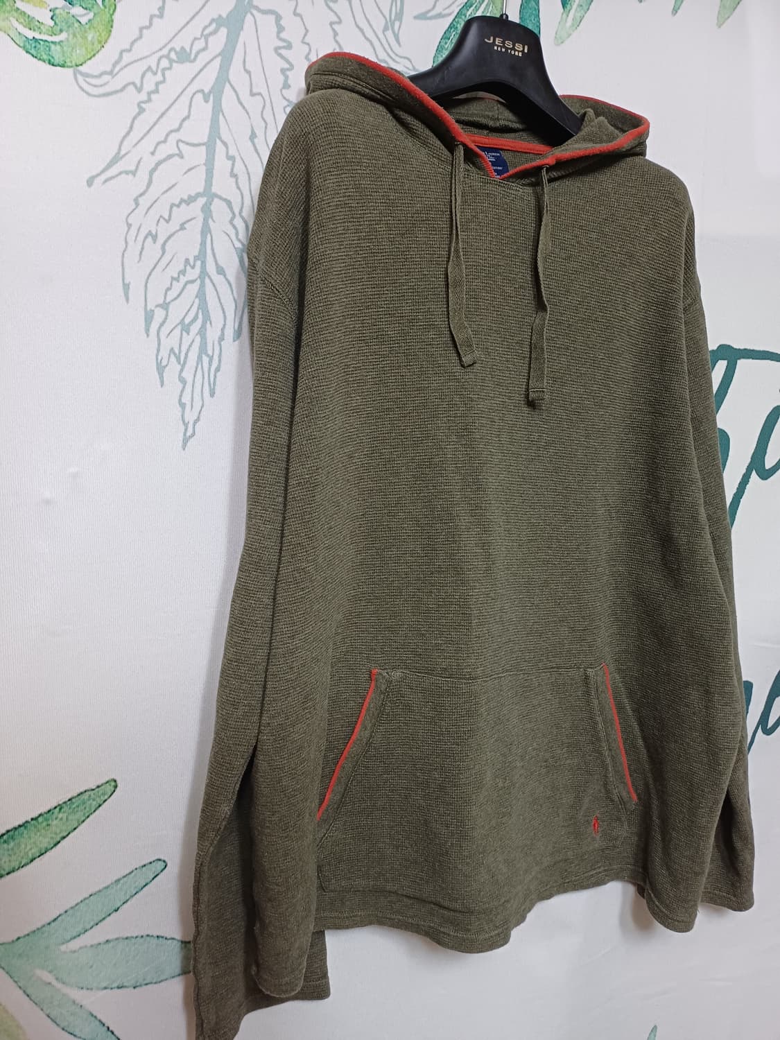 L)폴로 와플 니트 후드티  상품이미지5