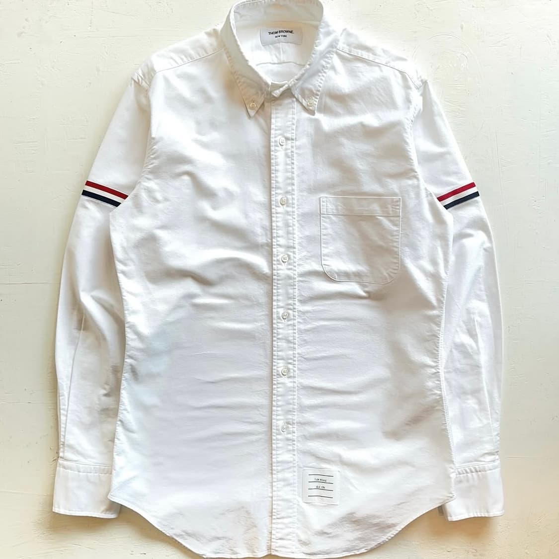 [정품] 톰브라운 정품 시어서커 암밴드 셔츠 XXL 상품이미지1