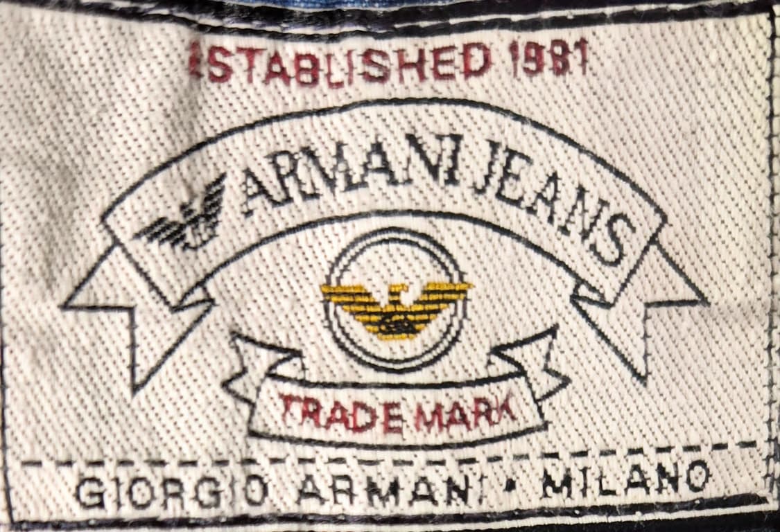 아르마니진스 데님 오버롤 반바지 55 66 상품이미지9