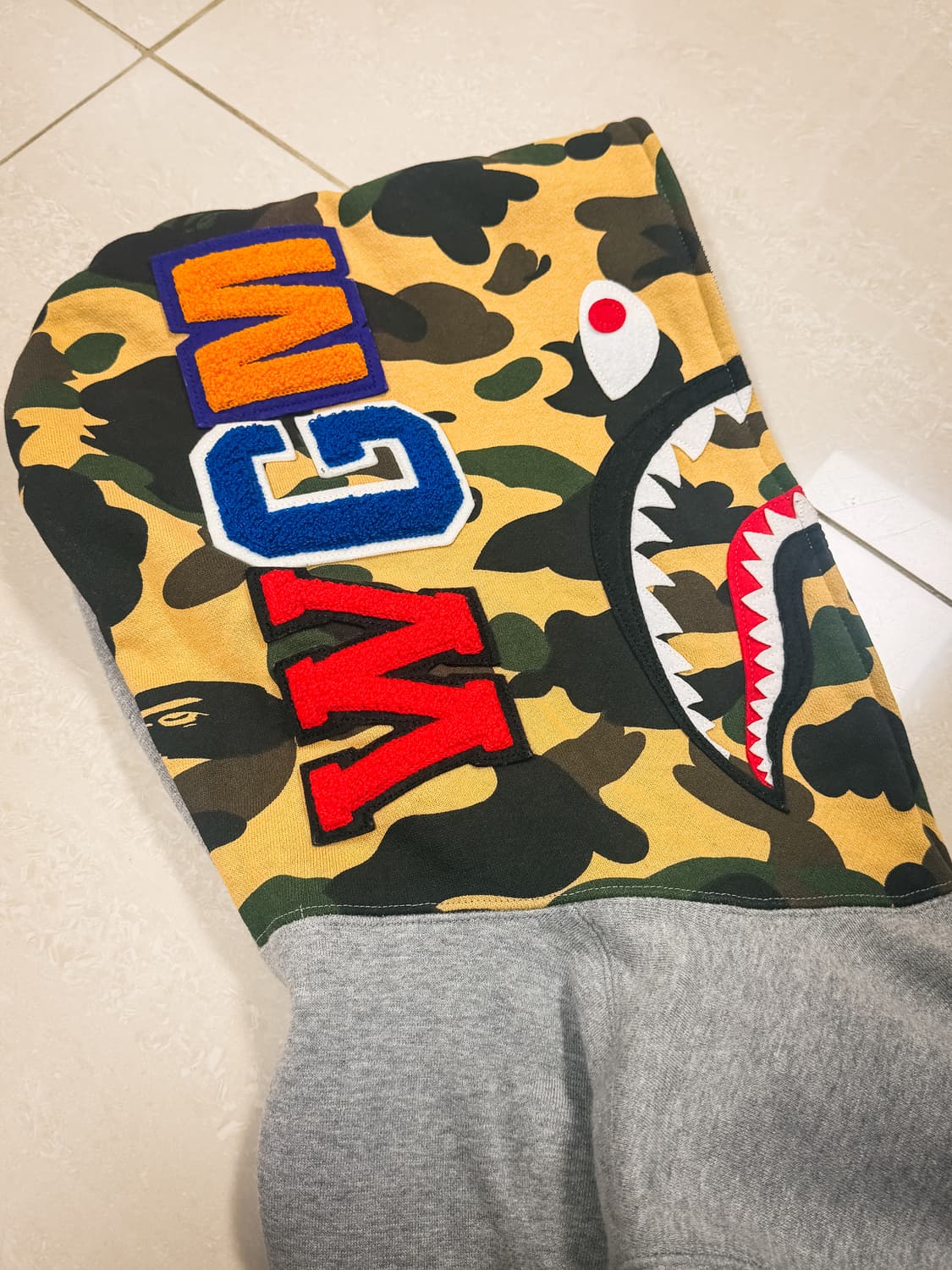 (L) Bape 베이프 샤크 풀 후드집업 상품이미지3