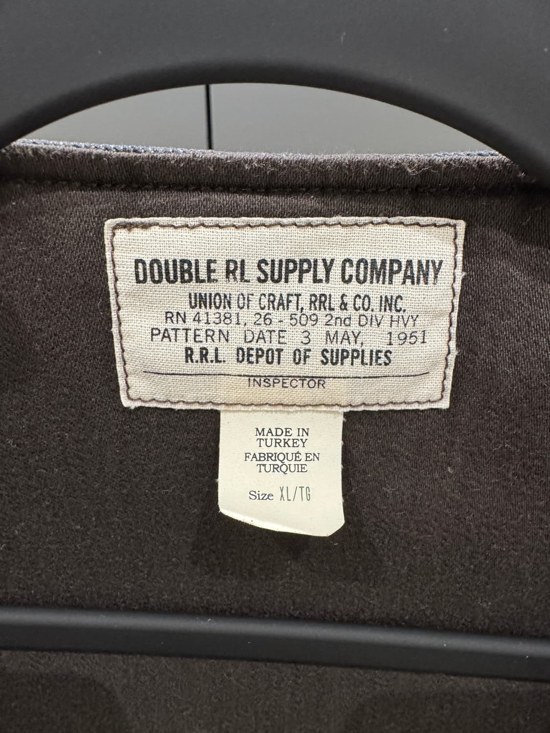 RRL-Hudson Quilted Denim Gilet (더블알엘 조끼) 상품이미지3