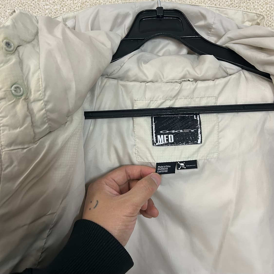 (M) 00s 오클리 아카이브 피스 다운자켓 후드 100 상품이미지8