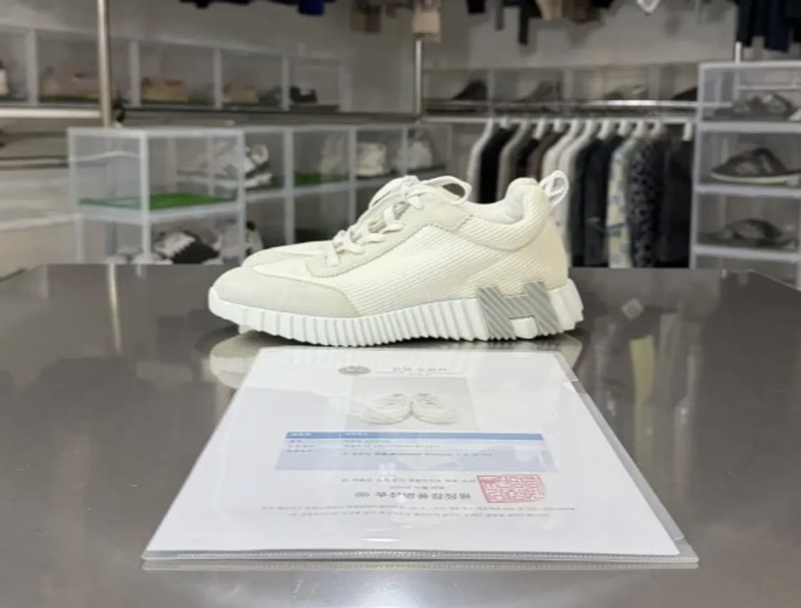 [정품] 에르메스 트레일 스웨이드 배색 투톤 스니커즈 265 상품이미지2