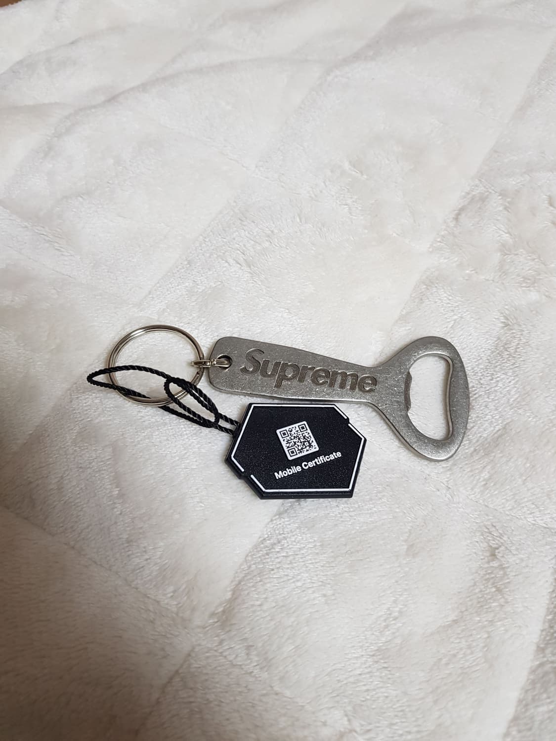 슈프림 보틀 오프너 키체인 키링 실버 24FW 상품이미지4