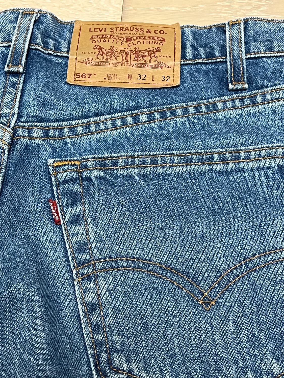 빈티지 리바이스 567 made in usa🇺🇸 상품이미지3