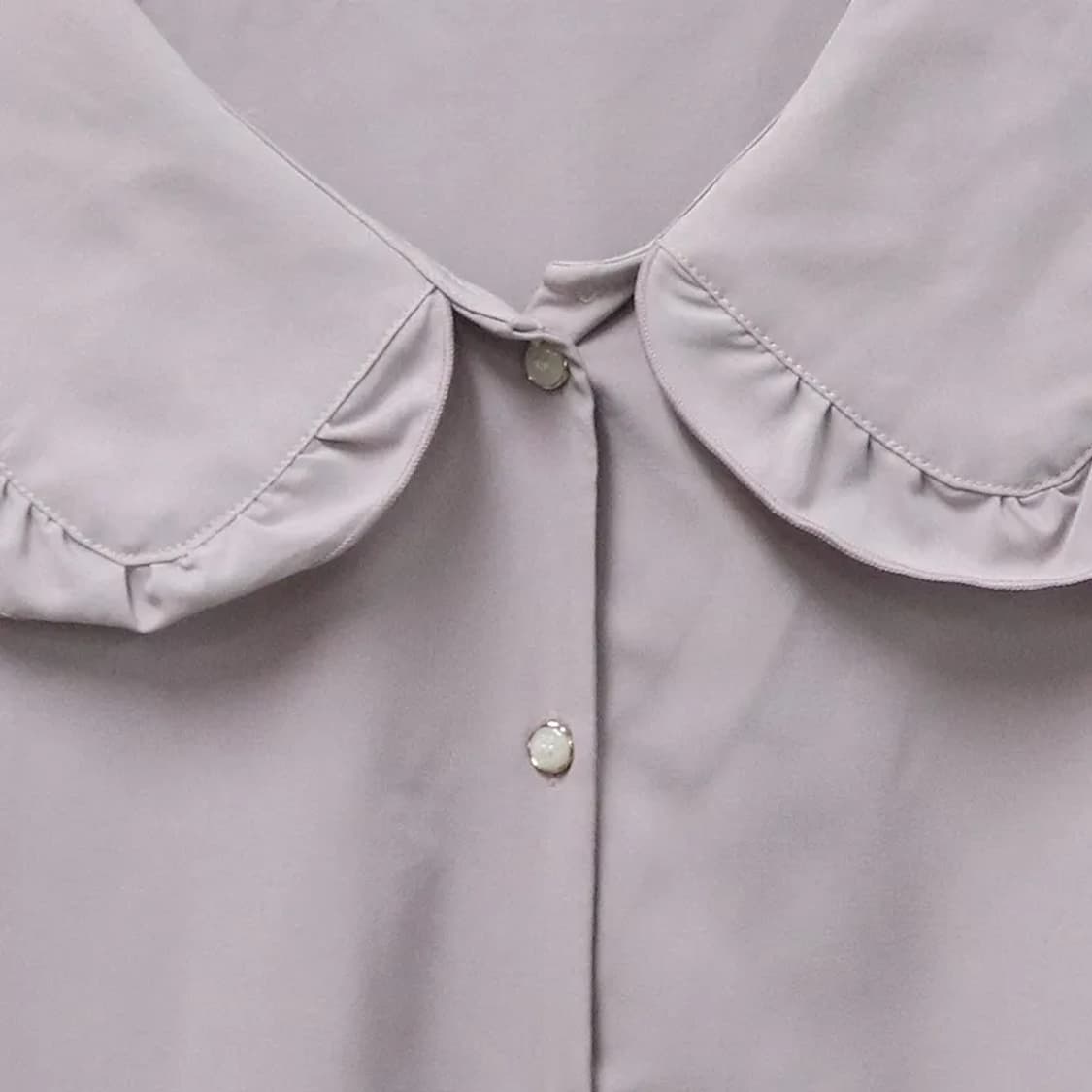 MAJANETTY 빅카라 프릴 블라우스 63738 상품이미지5