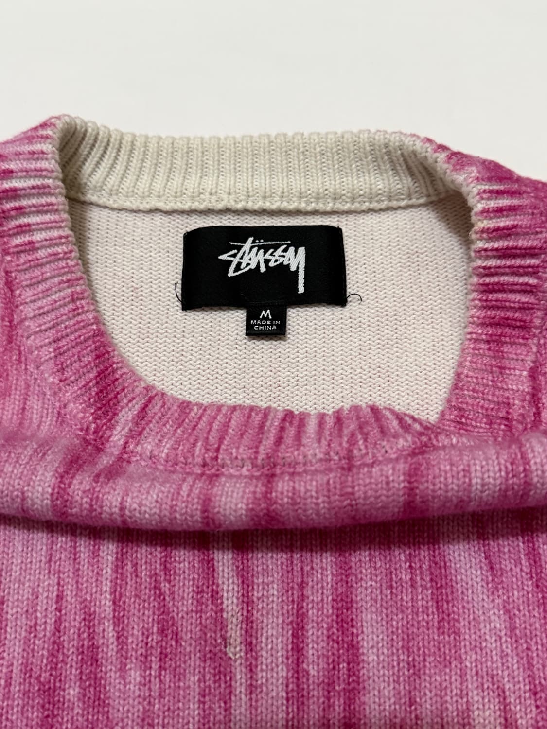 (인기품절/NCT 착용)스투시 퍼 프린팅 니트탑 M 상품이미지4