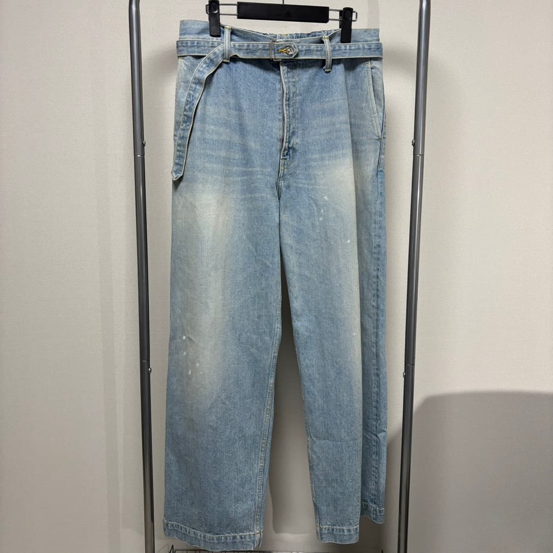 M) 요코 사카모토 25SS 벨티드 데님 트라우저 상품이미지1