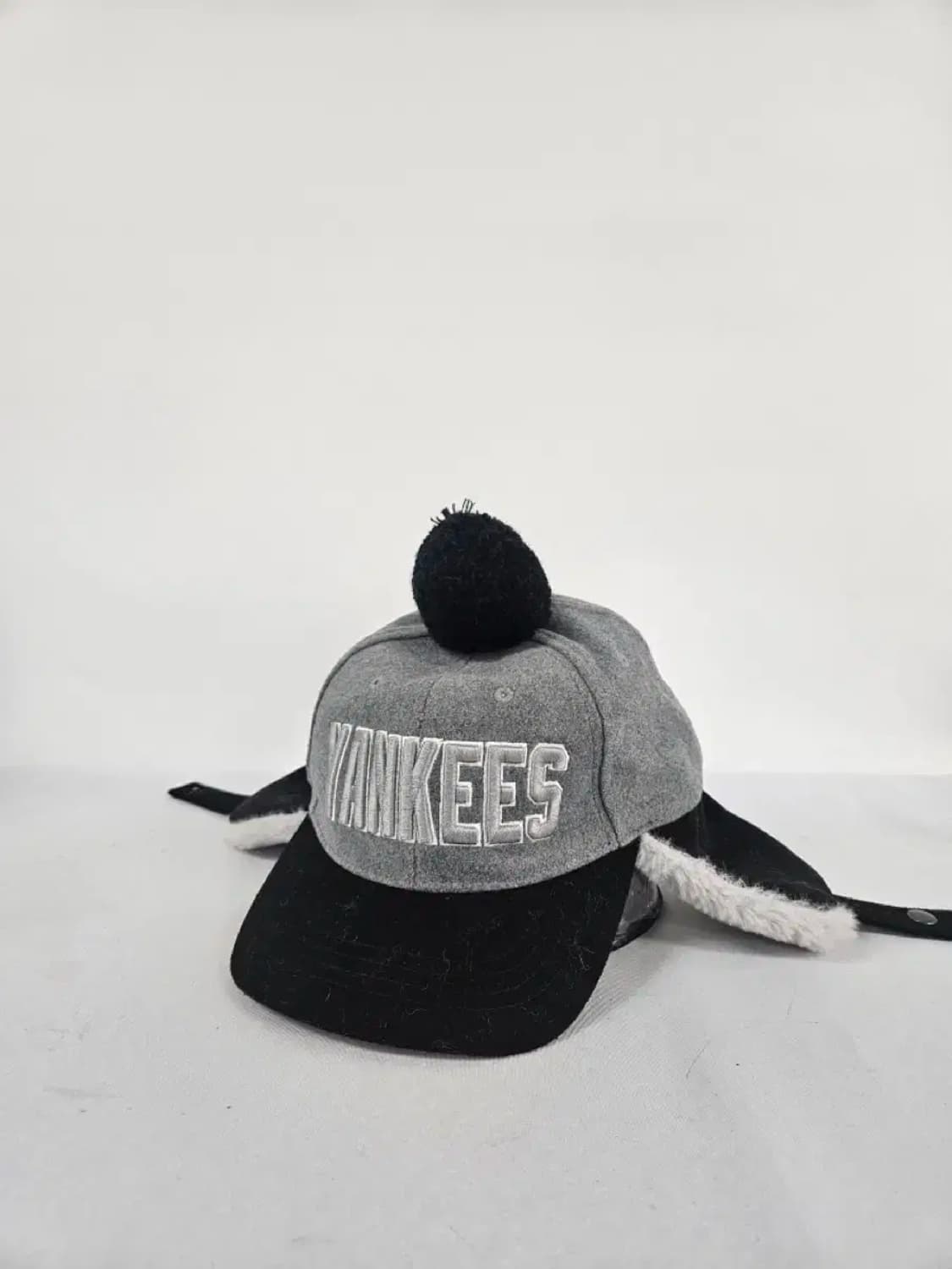 키즈 MLB 겨울 털 모자 상품이미지2