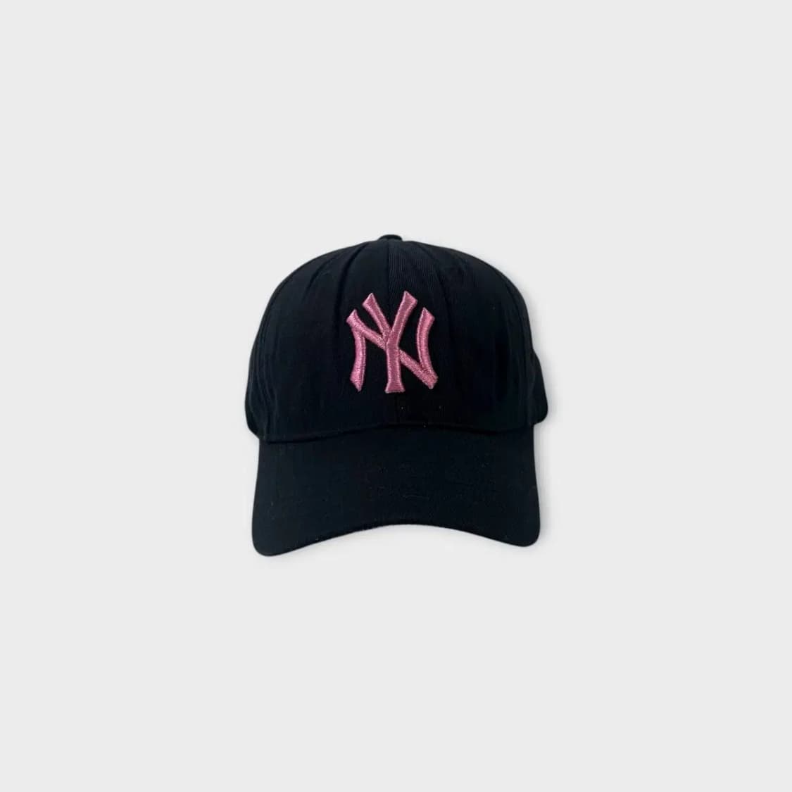 [1332] MLB 뉴욕양키즈 핑크로고 볼캡 상품이미지1