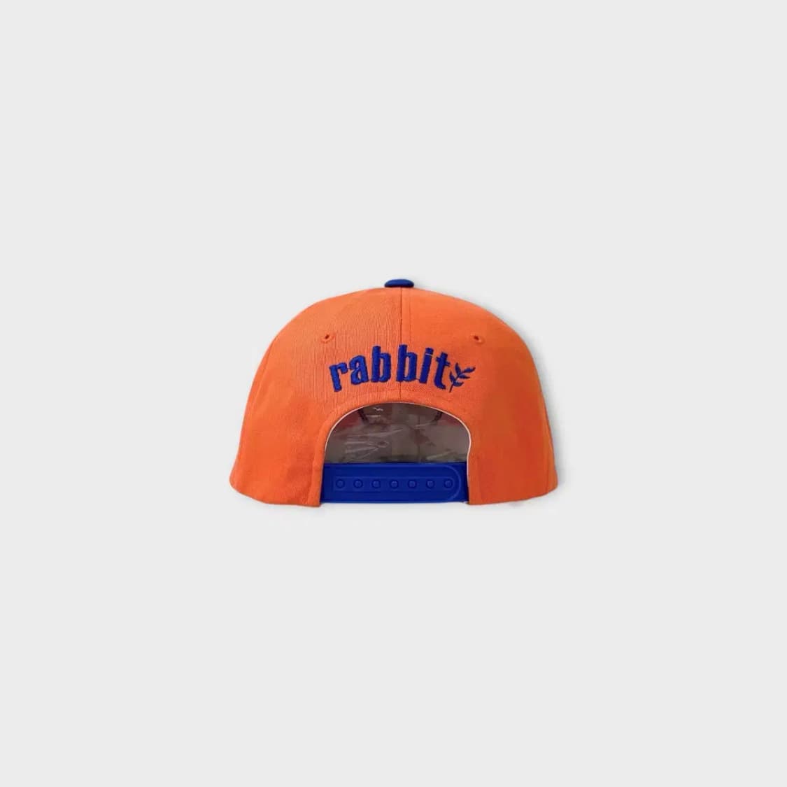 [1348] rabbit 오렌지 블루 배색 스냅백 상품이미지4
