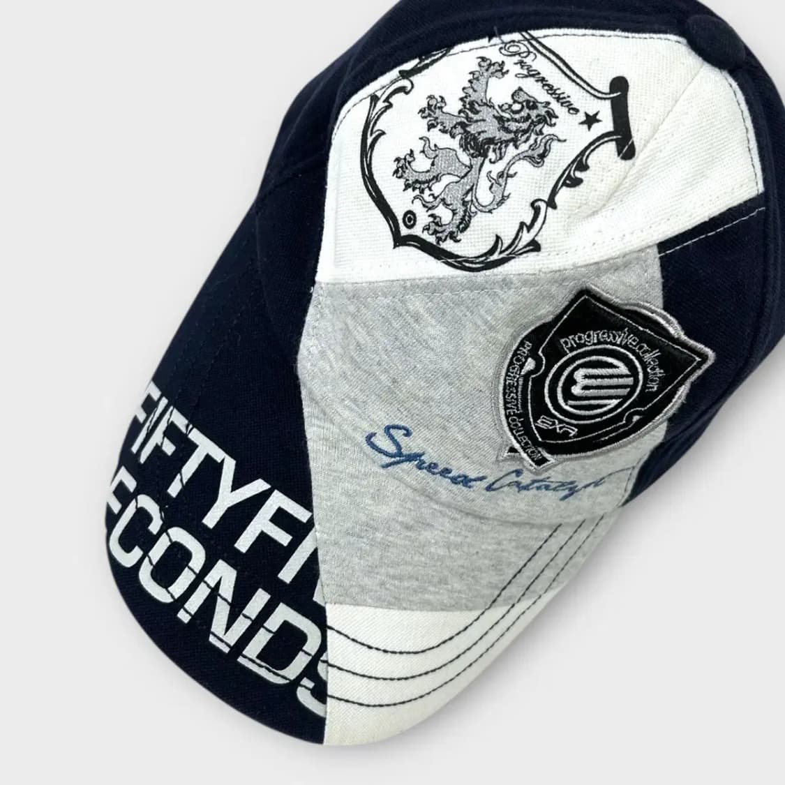 [1378] EXR 프로그래시브 패치워크 빈티지 볼캡 상품이미지6