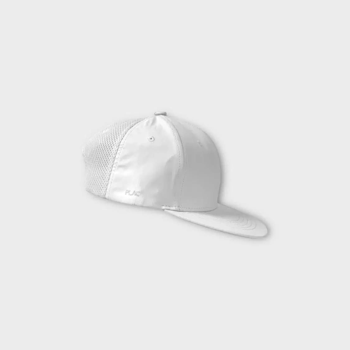 [1384] PLAC 레더 메쉬 화이트 스냅백 상품이미지5