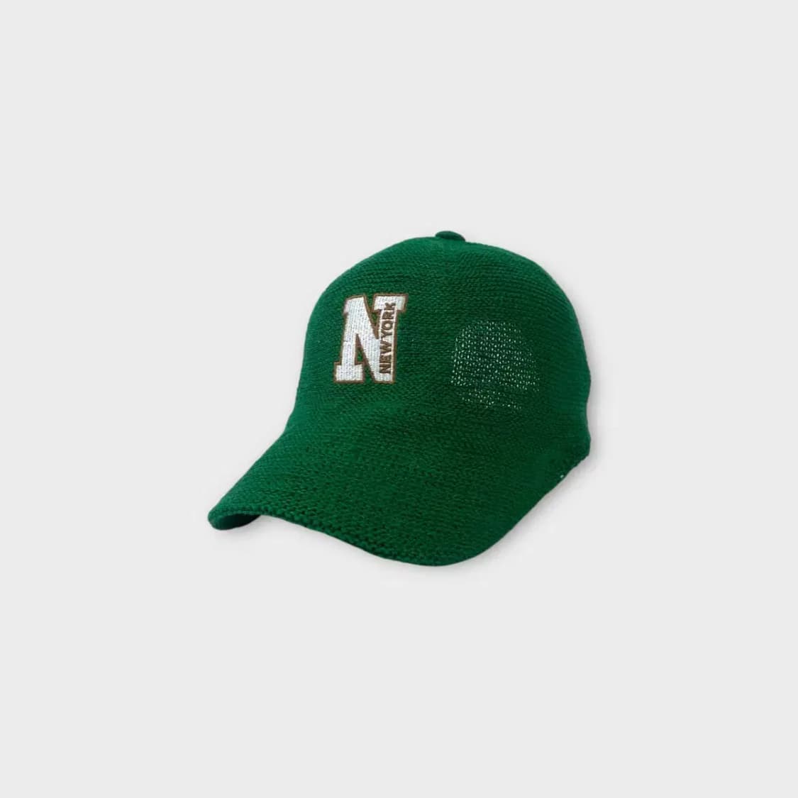 [1385] 뉴욕 N로고 여름용 니트 볼캡 상품이미지2