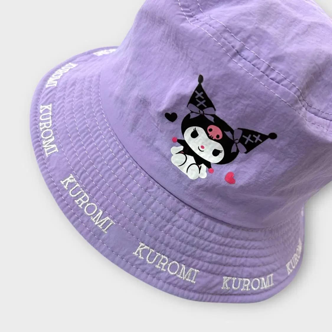 [1401] (새상품) 쿠로미 캐릭터 보라색 버킷햇 상품이미지7