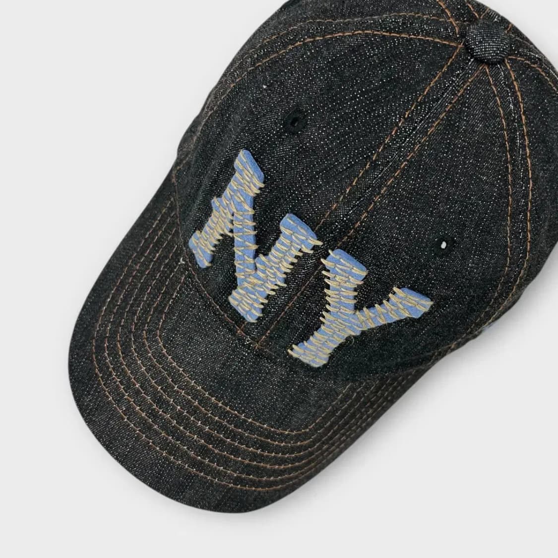 [1411] 빈티지 데님 NY 로고 볼캡 상품이미지6