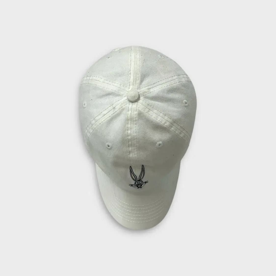 [1434] 루니툰 벅스버니 자수 볼캡 아이보리 상품이미지6