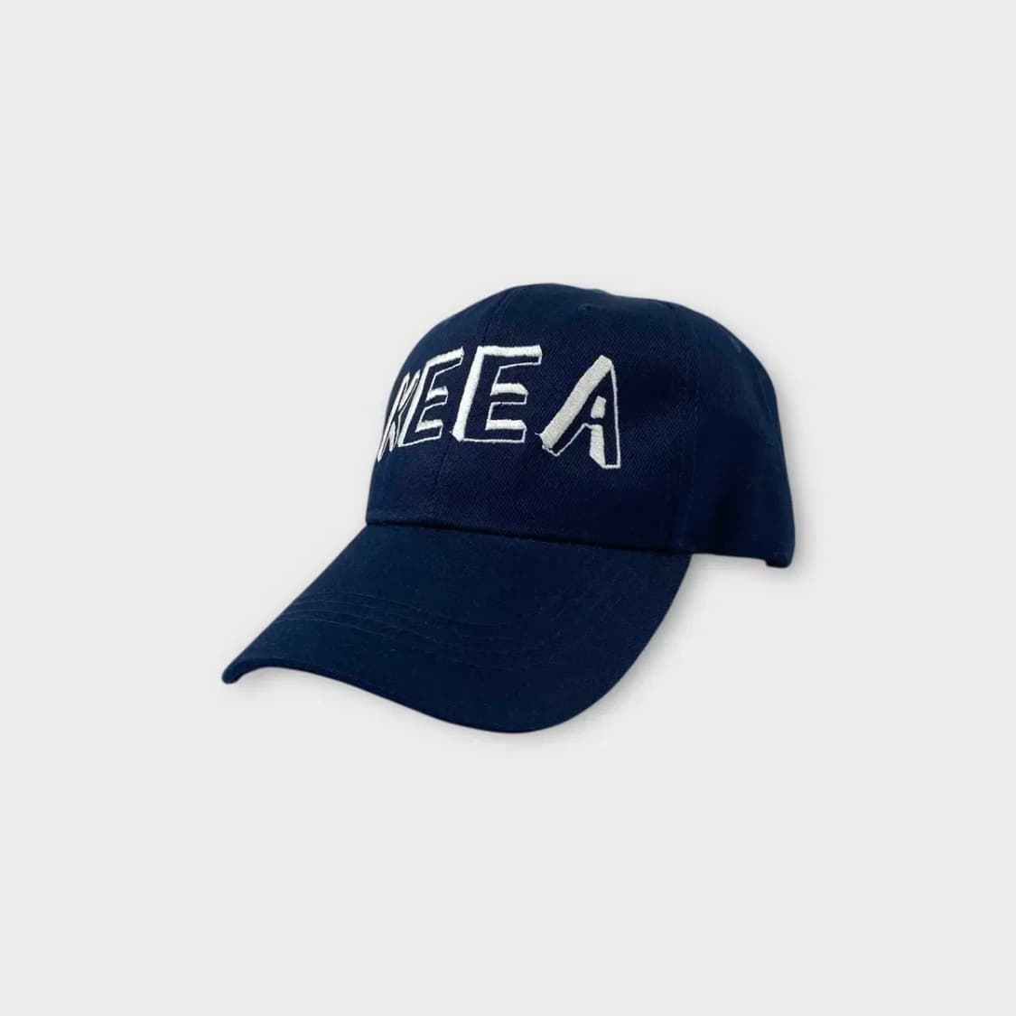 [1442] KEEA 빅 자수 네이비 볼캡 상품이미지2