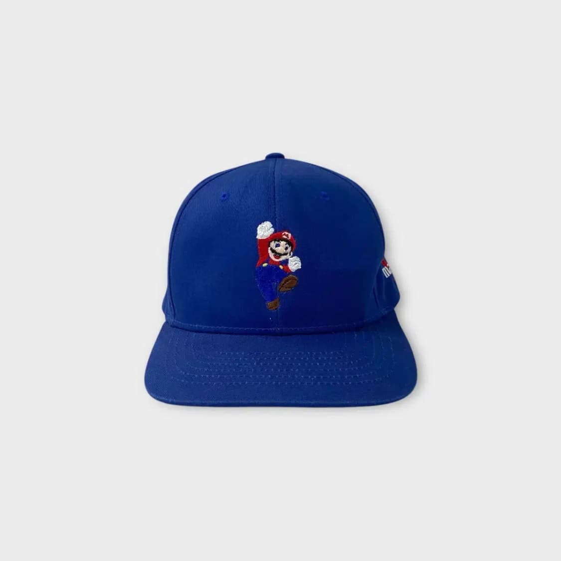 [1448] 슈퍼 마리오 캐릭터 자수 스냅백 블루 상품이미지1