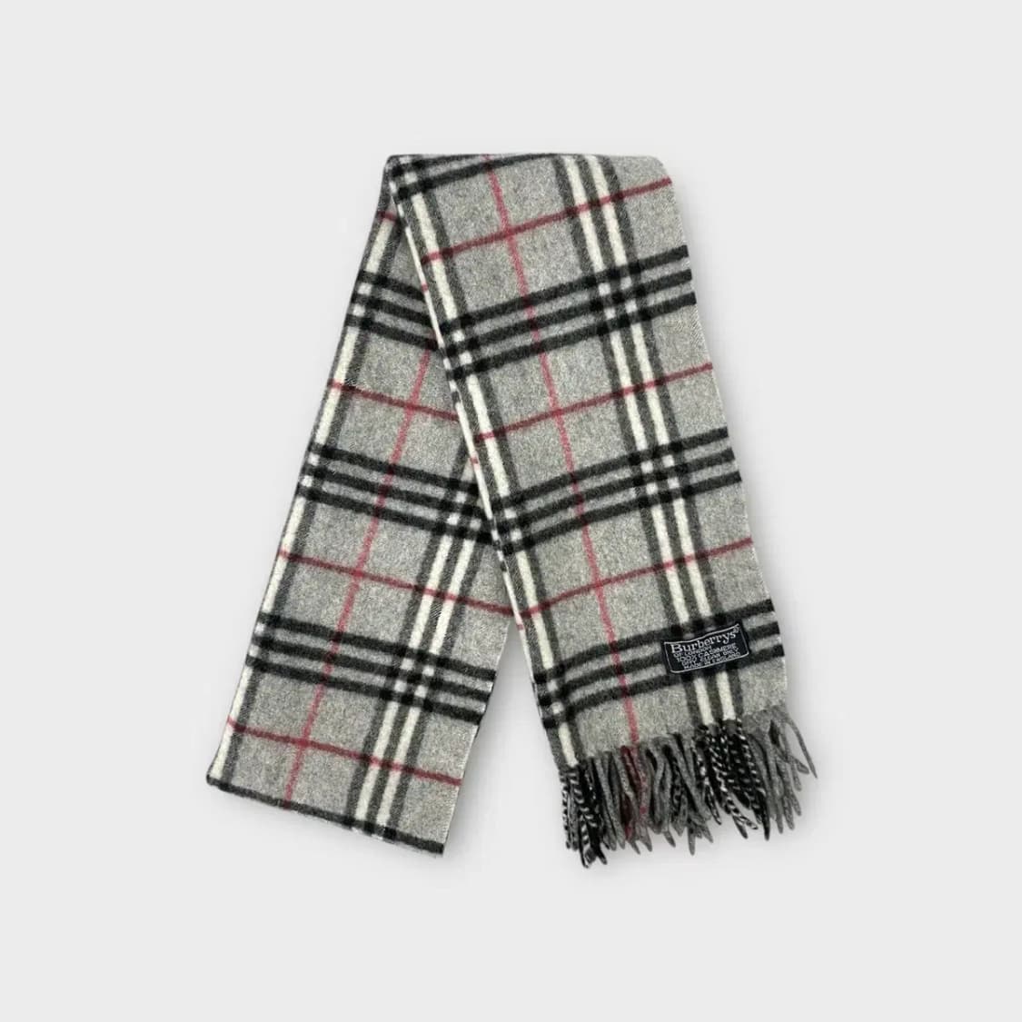 [M05] 노바체크 머플러 그레이 상품이미지1