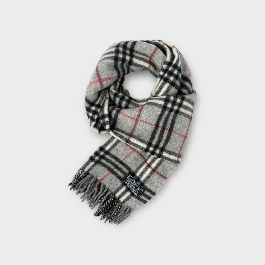 [M05] 노바체크 머플러 그레이 상품이미지2