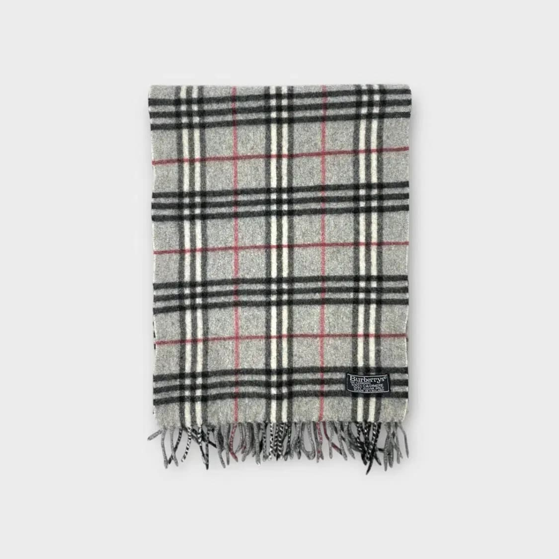 [M05] 노바체크 머플러 그레이 상품이미지3