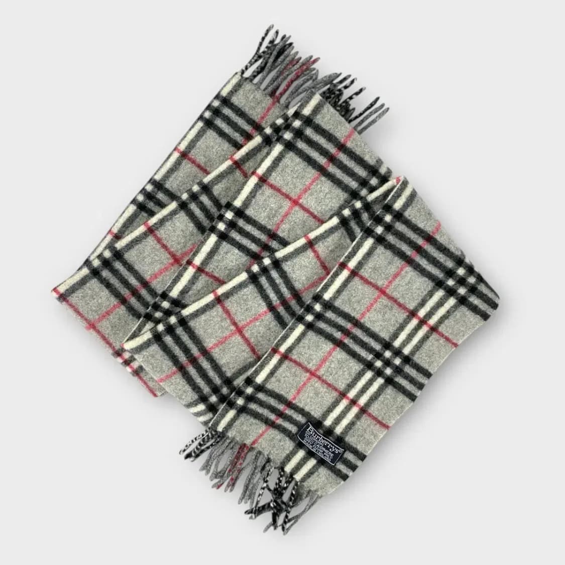 [M05] 노바체크 머플러 그레이 상품이미지5