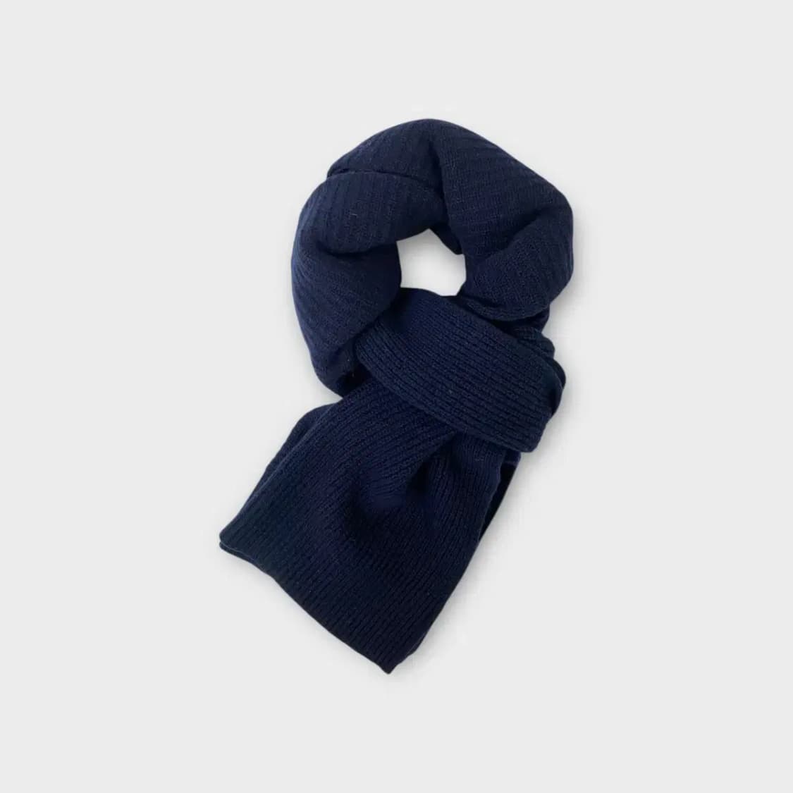 [M09] 더엣지 네이비 니트 머플러 상품이미지2