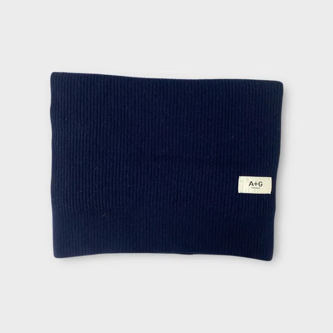 [M09] 더엣지 네이비 니트 머플러 상품이미지3